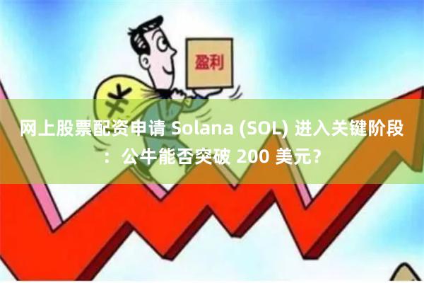 网上股票配资申请 Solana (SOL) 进入关键阶段：公牛能否突破 200 美元？