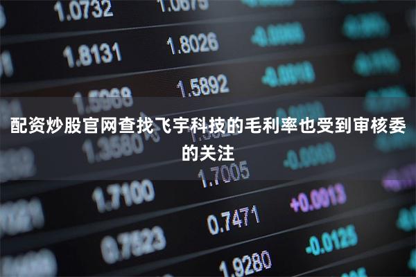 配资炒股官网查找飞宇科技的毛利率也受到审核委的关注