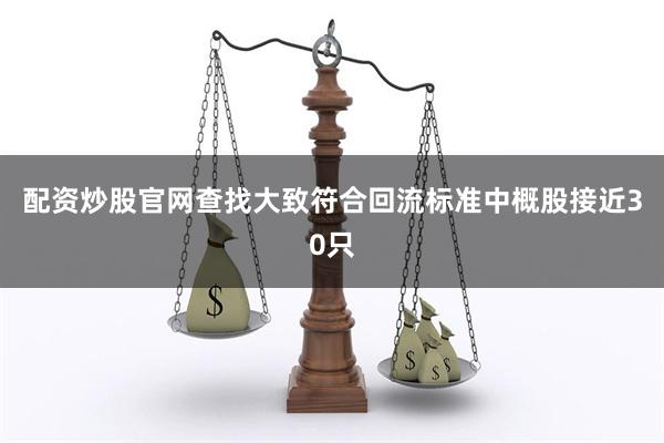 配资炒股官网查找大致符合回流标准中概股接近30只